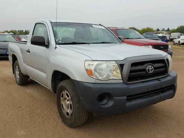 5TENX22N18Z587701 - 2008 TOYOTA TACOMA SILVER photo 1