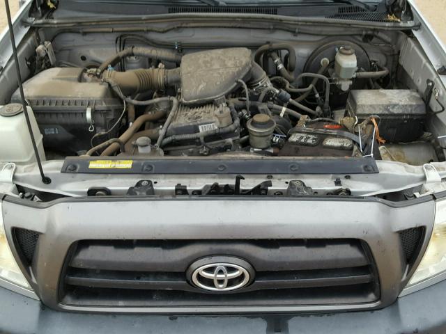 5TENX22N18Z587701 - 2008 TOYOTA TACOMA SILVER photo 7