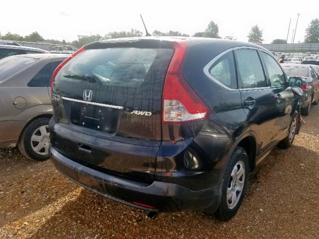 2HKRM4H38EH680239 - 2014 HONDA CR-V LX BLACK photo 4