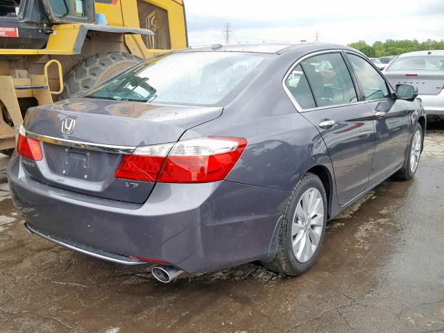 1HGCR3F81FA019078 - 2015 HONDA ACCORD EXL GRAY photo 4