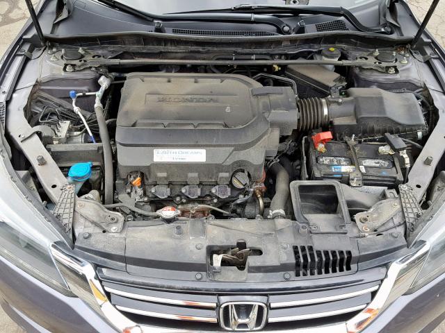 1HGCR3F81FA019078 - 2015 HONDA ACCORD EXL GRAY photo 7