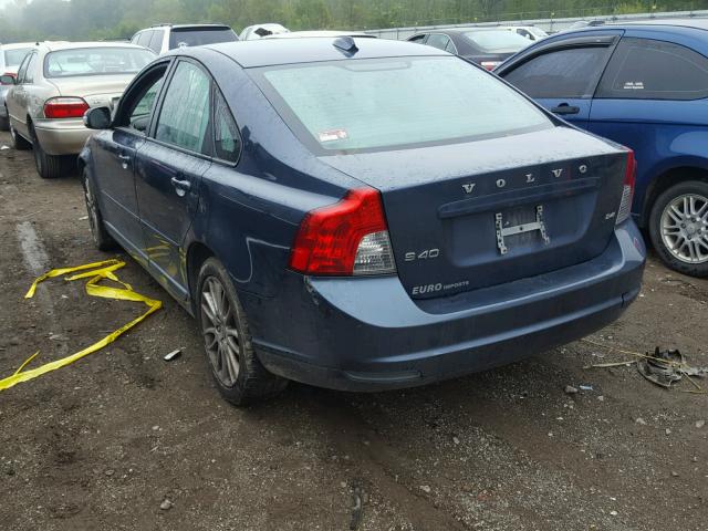 YV1382MS4A2499995 - 2010 VOLVO S40 2.4I BLUE photo 3