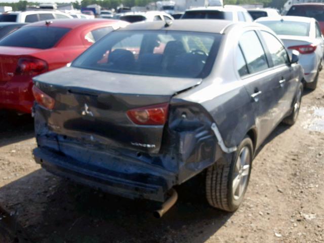 JA3AU26U28U011437 - 2008 MITSUBISHI LANCER ES GRAY photo 4