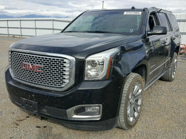 1GKS2CKJ6FR669814 - 2015 GMC YUKON DENA BLACK photo 2