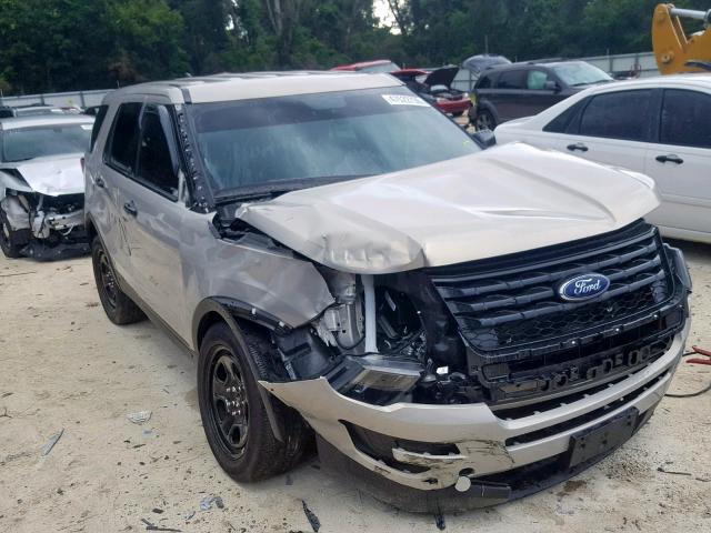 1FM5K8AR1JGA73524 - 2018 FORD EXPLORER P GOLD photo 1