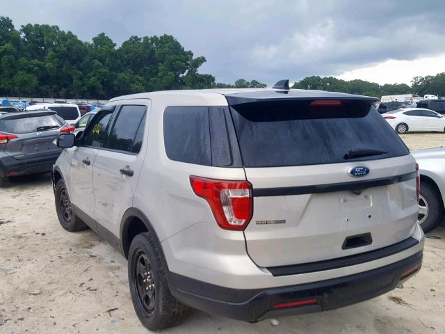 1FM5K8AR1JGA73524 - 2018 FORD EXPLORER P GOLD photo 3