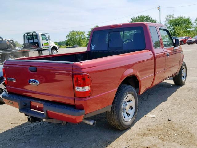 1FTKR1ED4BPA58803 - 2011 FORD RANGER SUP RED photo 4