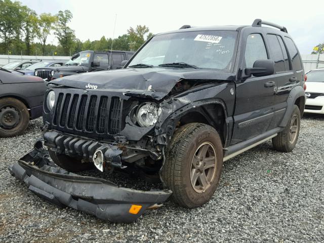 1J4GL38K05W501644 - 2005 JEEP LIBERTY RE BLACK photo 2