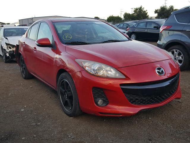 JM1BL1V90C1675410 - 2012 MAZDA 3 S RED photo 1