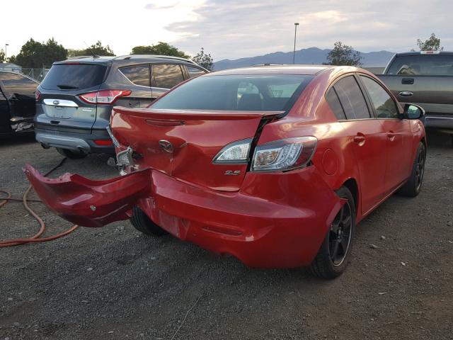 JM1BL1V90C1675410 - 2012 MAZDA 3 S RED photo 4