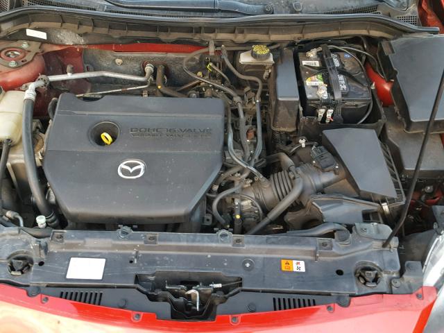 JM1BL1V90C1675410 - 2012 MAZDA 3 S RED photo 7