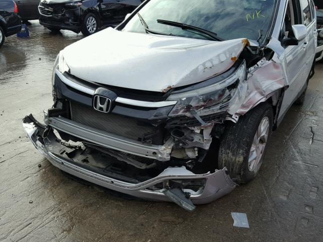 2HKRM3H74FH511902 - 2015 HONDA CR-V EXL SILVER photo 9