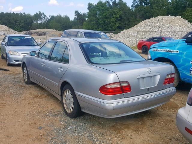 WDBJF65J21B361001 - 2001 MERCEDES-BENZ E 320 SILVER photo 3