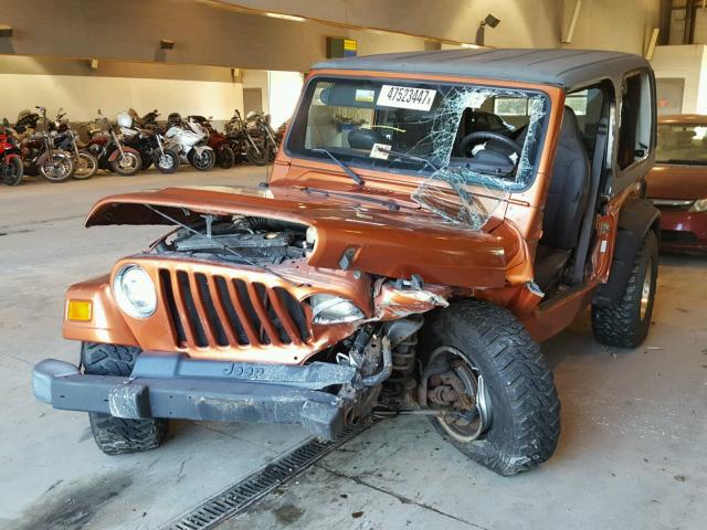 1J4FA49S51P344509 - 2001 JEEP WRANGLER / BURN photo 2