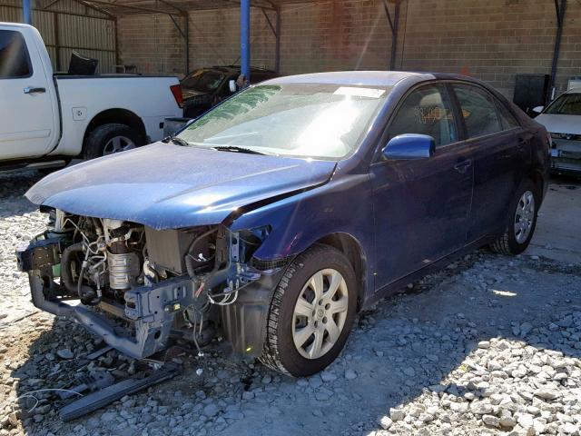 4T1BF3EKXBU753884 - 2011 TOYOTA CAMRY BASE BLUE photo 2