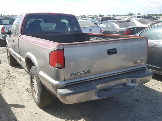 1GTDT19X3W8527152 - 1998 GMC SONOMA SILVER photo 3