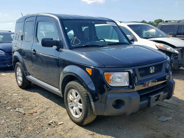 5J6YH28736L017482 - 2006 HONDA ELEMENT EX BLACK photo 1