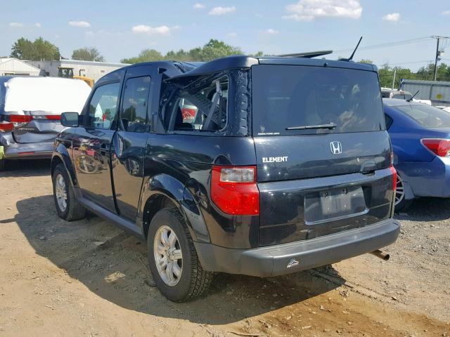 5J6YH28736L017482 - 2006 HONDA ELEMENT EX BLACK photo 3