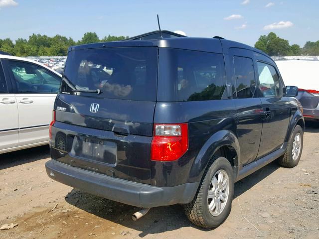 5J6YH28736L017482 - 2006 HONDA ELEMENT EX BLACK photo 4