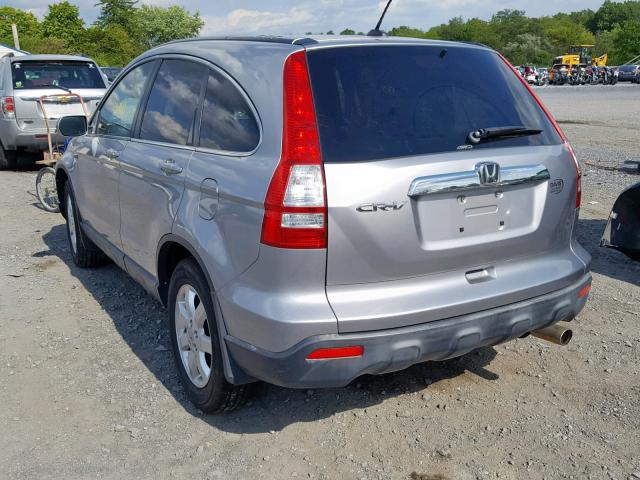 JHLRE48757C018605 - 2007 HONDA CR-V EXL SILVER photo 3