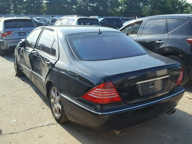 WDBNG83J14A386771 - 2004 MERCEDES-BENZ S 430 4MAT BLACK photo 3