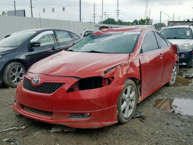 4T1BE46K59U339414 - 2009 TOYOTA CAMRY BASE RED photo 2
