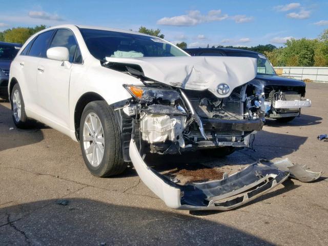 4T3ZA3BB3AU036055 - 2010 TOYOTA VENZA WHITE photo 1