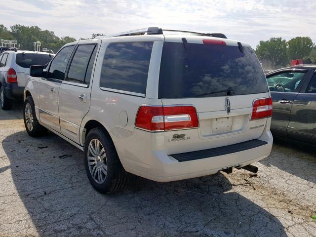 5LMFU28587LJ11570 - 2007 LINCOLN NAVIGATOR WHITE photo 3