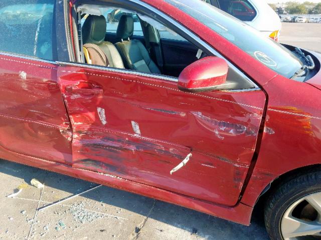 4T1BF1FKXCU636147 - 2012 TOYOTA CAMRY BASE RED photo 9
