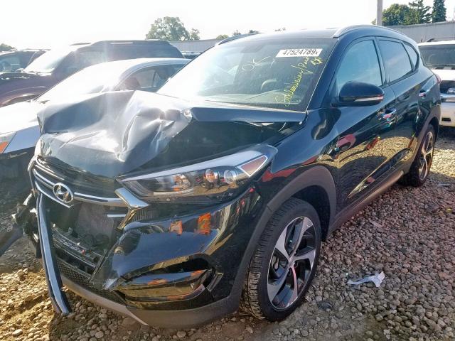 KM8J3CA27GU257006 - 2016 HYUNDAI TUCSON LIM BLACK photo 2