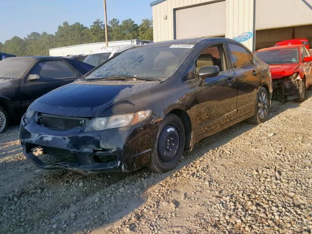 1HGFA16999L014852 - 2009 HONDA CIVIC EXL 灰色 照片 2