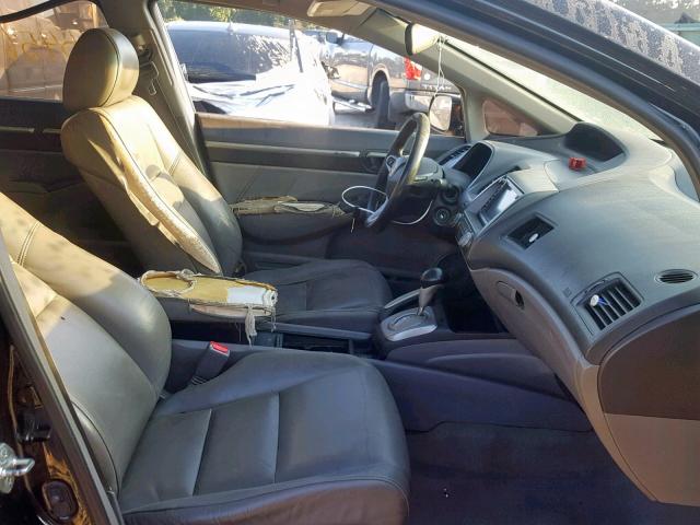 1HGFA16999L014852 - 2009 HONDA CIVIC EXL 灰色 照片 5