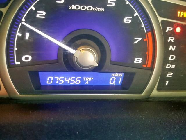 1HGFA16999L014852 - 2009 HONDA CIVIC EXL 灰色 照片 8