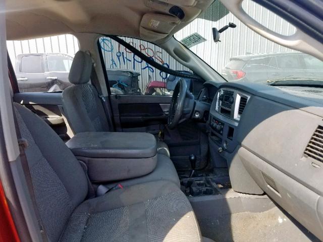 1D7KS28C67J551038 - 2007 DODGE RAM 2500 S Շագանակագույն լուսանկար 5