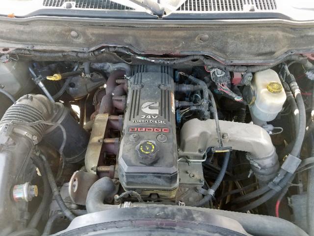 1D7KS28C67J551038 - 2007 DODGE RAM 2500 S Շագանակագույն լուսանկար 7