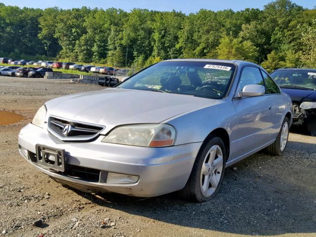 19UYA42772A003297 - 2002 ACURA 3.2CL TYPE SILVER photo 2