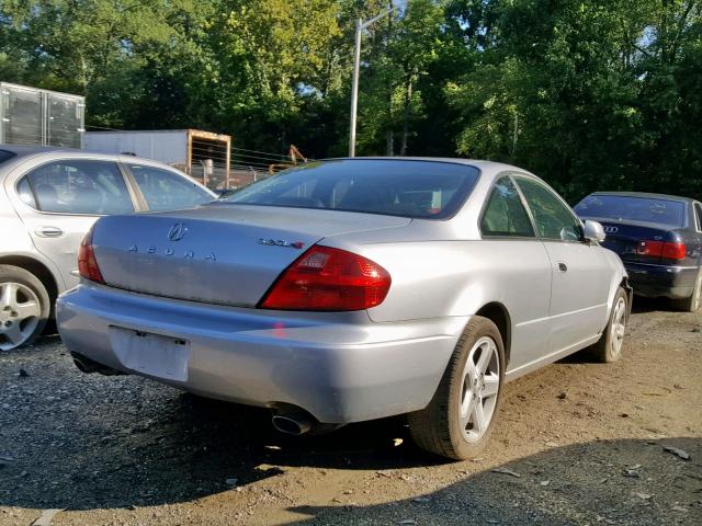 19UYA42772A003297 - 2002 ACURA 3.2CL TYPE SILVER photo 4