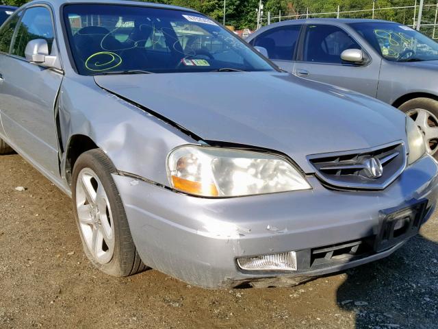 19UYA42772A003297 - 2002 ACURA 3.2CL TYPE SILVER photo 9