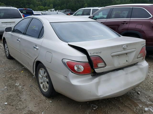 JTHBF30G130091157 - 2003 LEXUS ES 300 SILVER photo 3