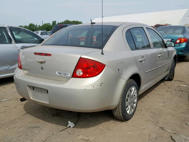 1G1AT58H297272016 - 2009 CHEVROLET COBALT LT TAN photo 4