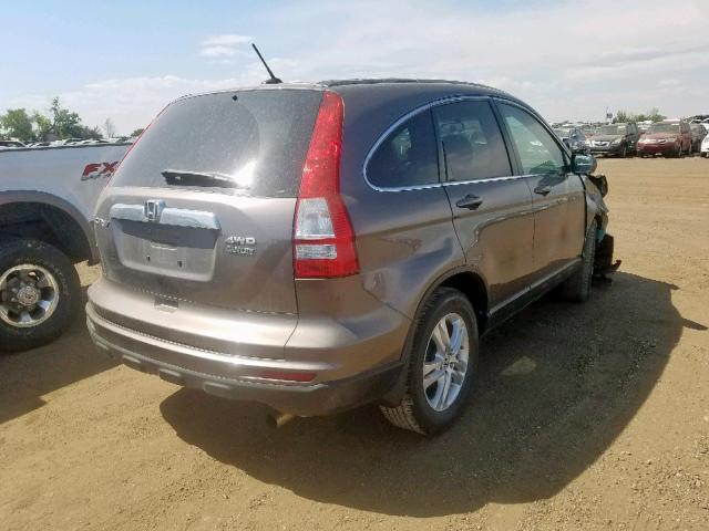 5J6RE4H73AL095245 - 2010 HONDA CR-V EXL GRAY photo 4