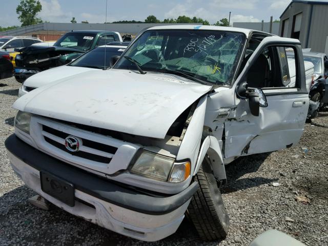 4F4YR46E33TM04455 - 2003 MAZDA B4000 CAB WHITE photo 2