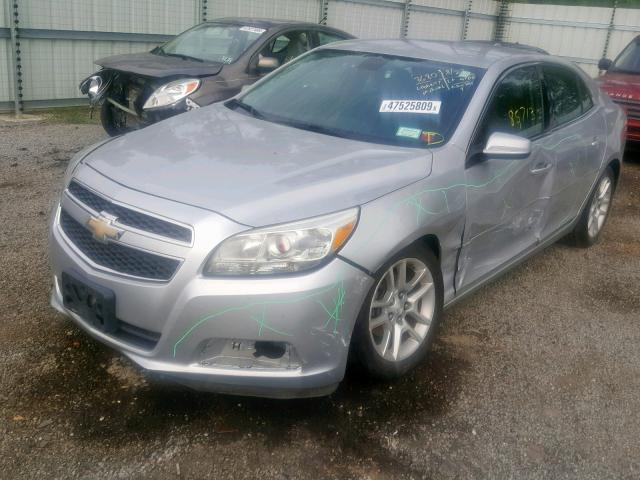 1G11D5RR9DF108457 - 2013 CHEVROLET MALIBU 1LT SILVER photo 2