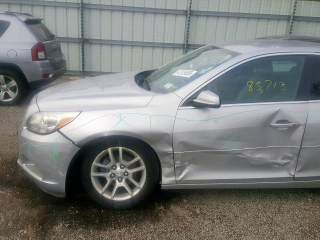 1G11D5RR9DF108457 - 2013 CHEVROLET MALIBU 1LT SILVER photo 9
