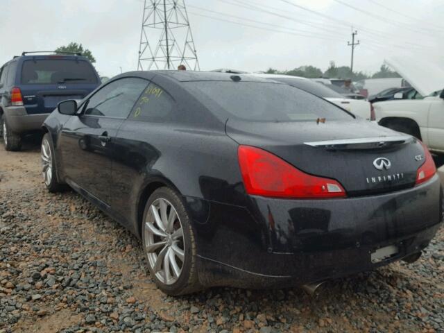 JN1CV6EK9AM103183 - 2010 INFINITI G37 BASE BLACK photo 3