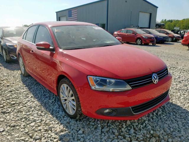 3VWLL7AJXDM421762 - 2013 VOLKSWAGEN JETTA TDI RED photo 1