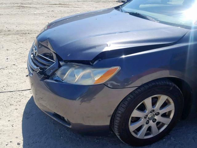 4T4BE46K49R110843 - 2009 TOYOTA CAMRY BASE GRAY photo 9