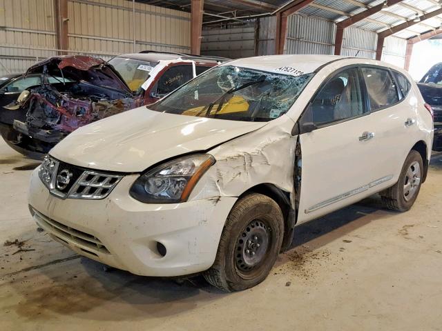 JN8AS5MT7FW673765 - 2015 NISSAN ROGUE SELE WHITE photo 2