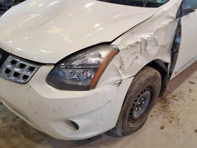 JN8AS5MT7FW673765 - 2015 NISSAN ROGUE SELE WHITE photo 9