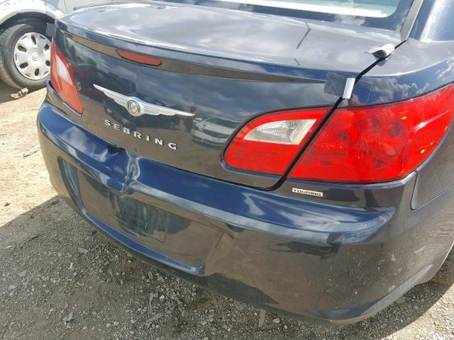 1C3CC4FB9AN223845 - 2010 CHRYSLER SEBRING TO BLACK photo 9